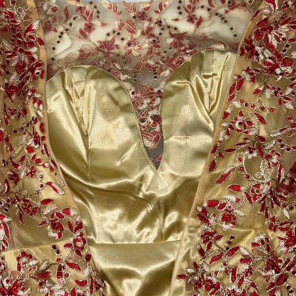 MEIER Women’s Illusion Long Sleeve Embroidery Prom/Formal Dress – Size 8 NWT - Picture 16 of 16